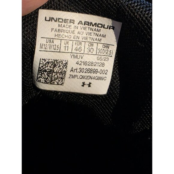 Under Armour Curry HOVR Splash 3 Mens Size 12 Basketball Shoes Black 3026899-002 - Picture 12 of 12